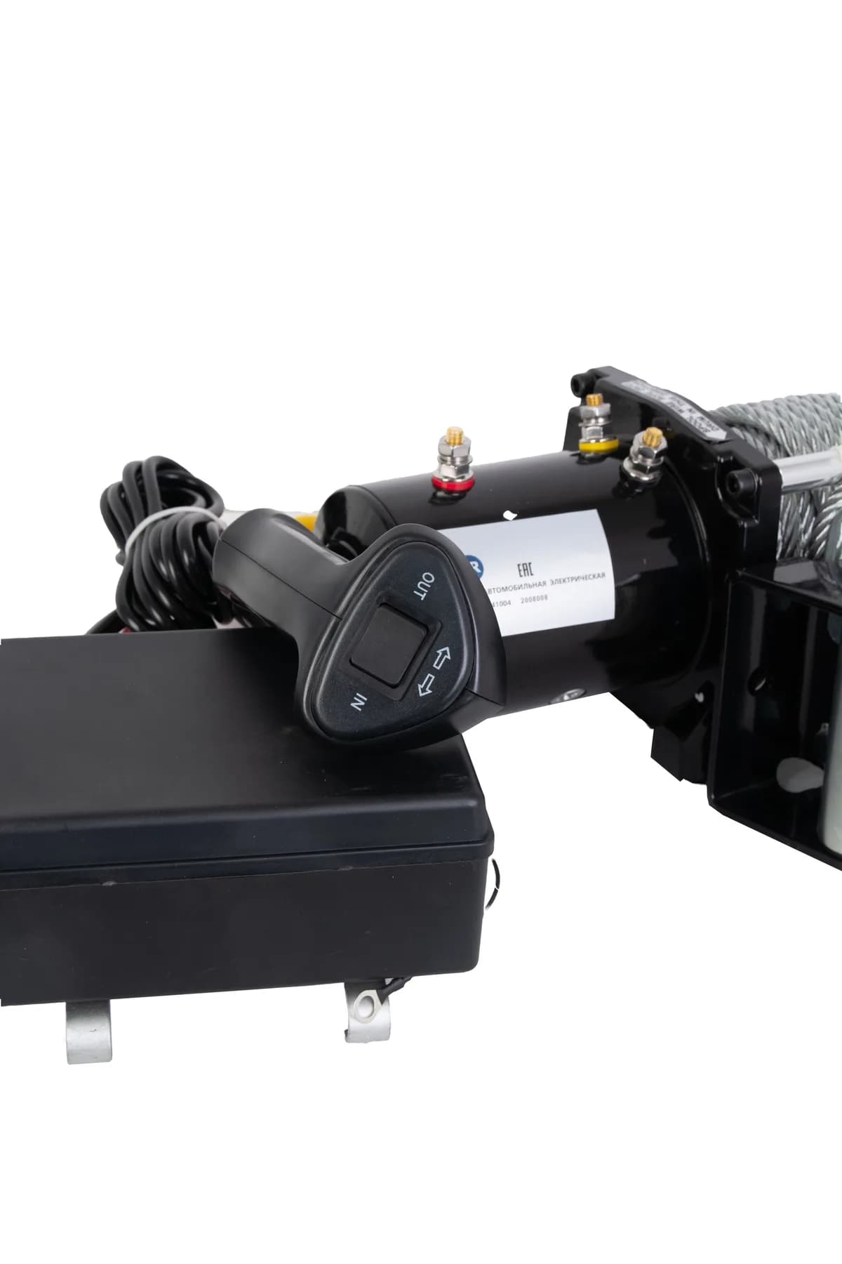 Лебедка автомобильная электрическая 4536кг 28м 12В TOR S10000 — фото 8